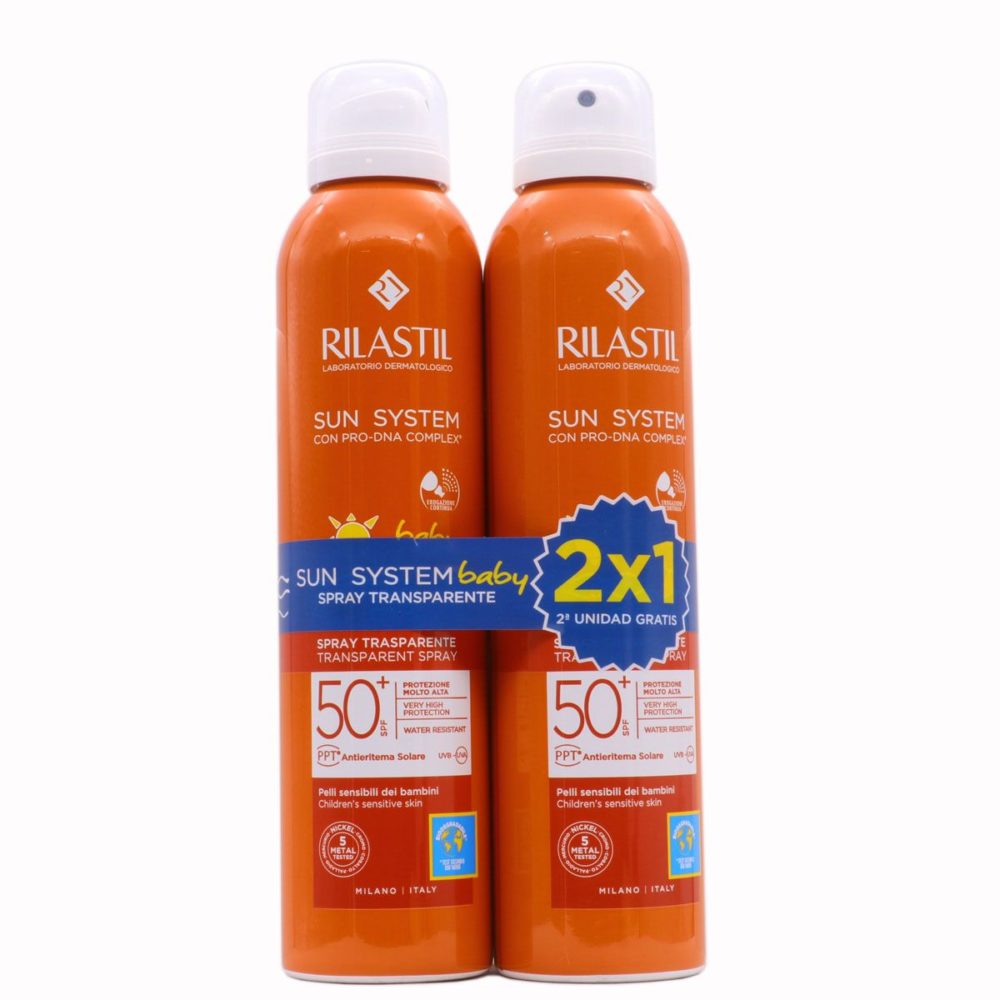 Rilastil Sun System Baby DUPLO Spray SPF50 2x200ml Acquafarma Es