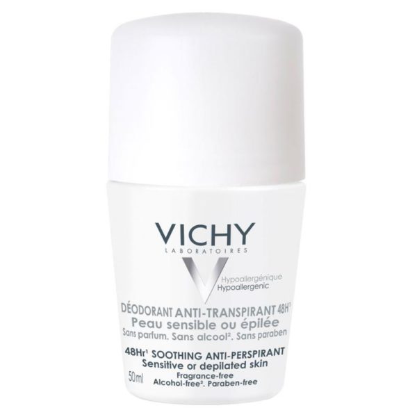 Vichy Desodorante Anti-Transpirante 48h Piel sensible 50ml