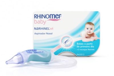 El aspirador nasal Rhinomer es el aspirador de la mucosidad nasal de tu bebé que ayuda a prevenir la aparición de complicaciones.