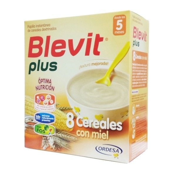 Blevit Plus 8 Cereales con Miel +5m 600g 