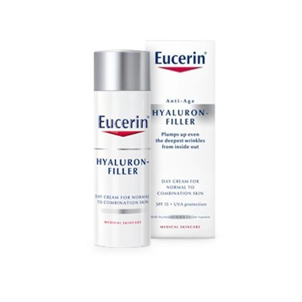 Eucerin Hyaluron-Filler Crema de día pieles normales y mixtas 50ml