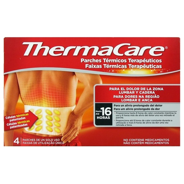 ThermaCare Dolor Lumbar y Cadera 4 Parches 