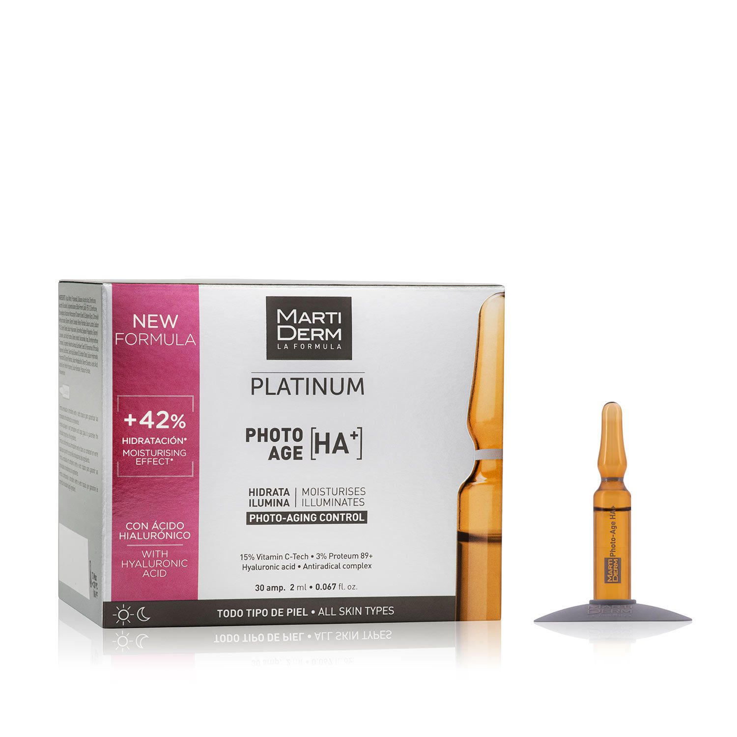 Martiderm Platinum Photo-Age (HA+) 30ampollas