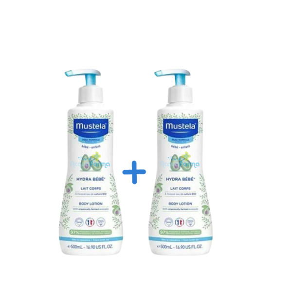 mustela hydra bebé leche corporal duplo de 500 ml